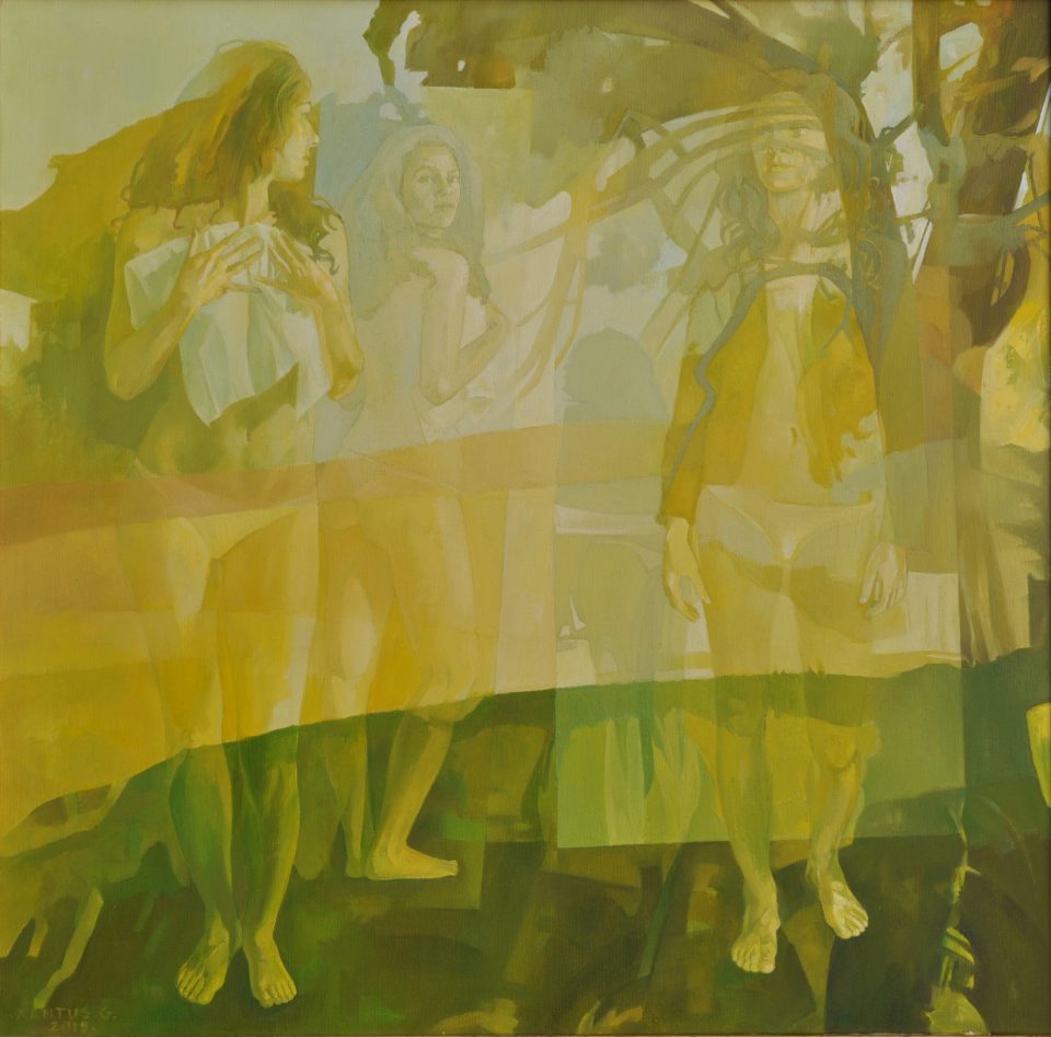 Xantus Géza, Tükör II., olaj, vászon