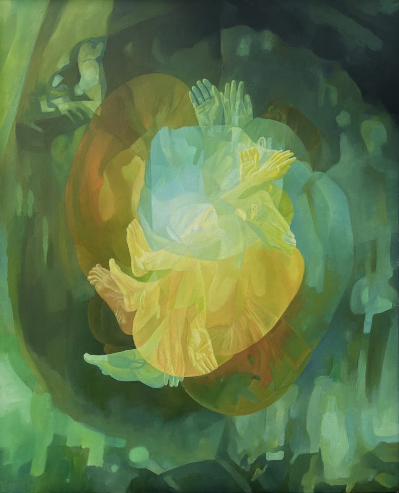 Xantus Géza, Jel. olaj, vászon, 100 x 80 cm, 2023.